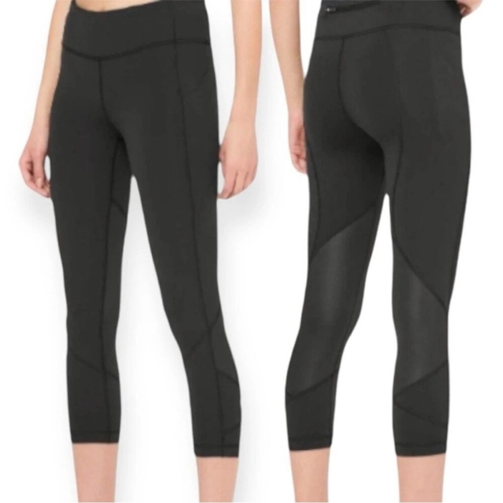 Lululemon Pace Rival Crop *22" Black Size 4